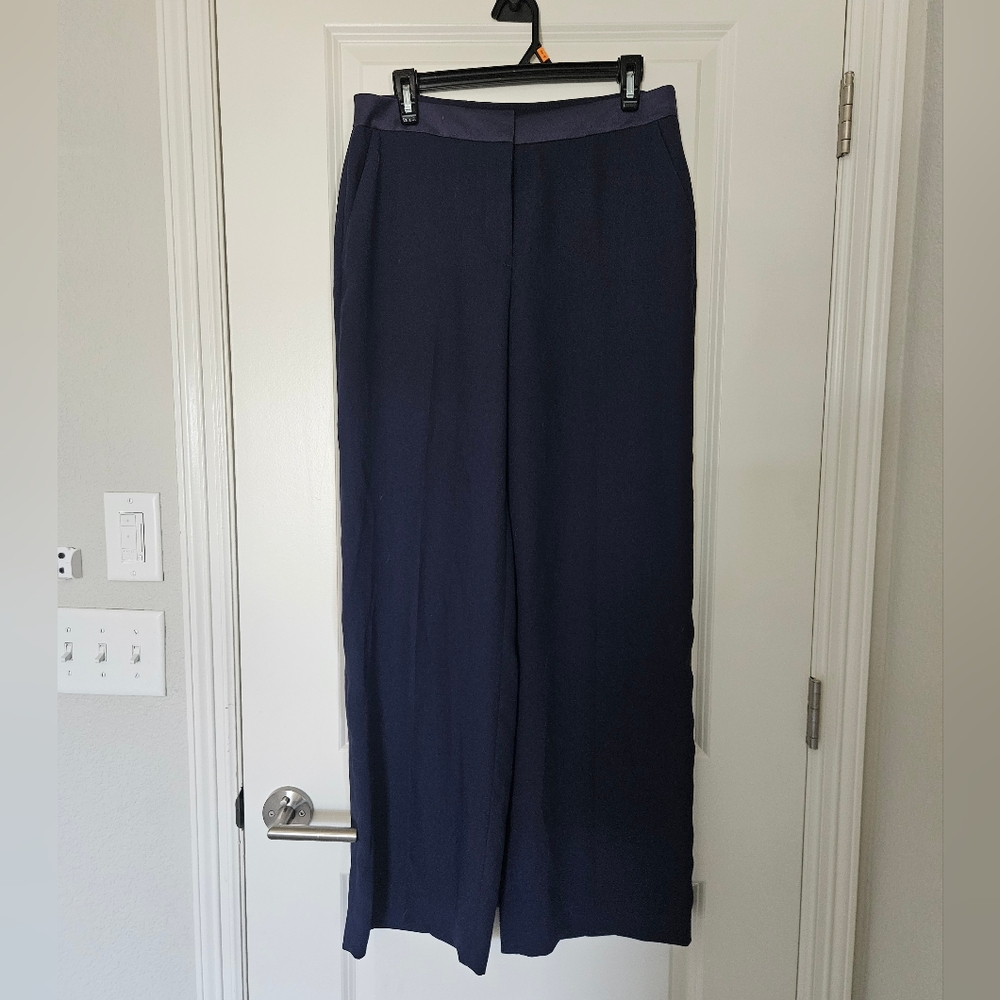 Boden Elegant Navy Women's Wide Leg Pants